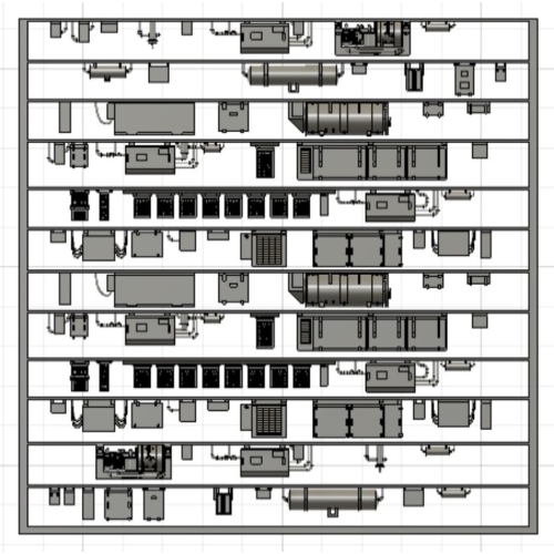 西武701系6連　床下機器セット　HB2000コンプレッサー仕様